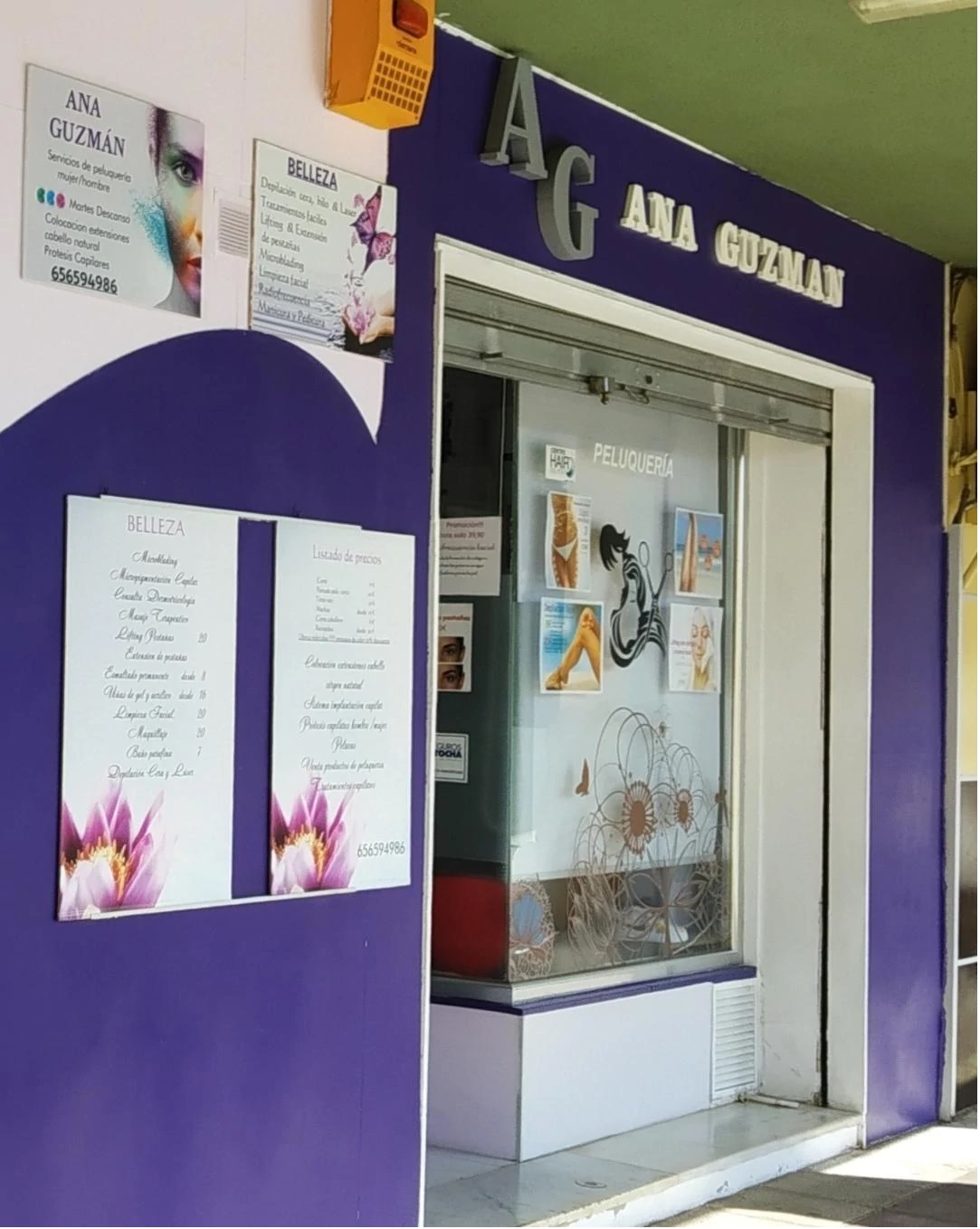 Imagen de entrada peluquería.